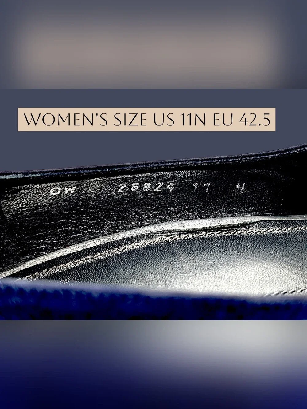 Stuart Weitzman Size 11 N Corkswoon Navy Blue Genuine Suede Cork Wedge Pump Heel